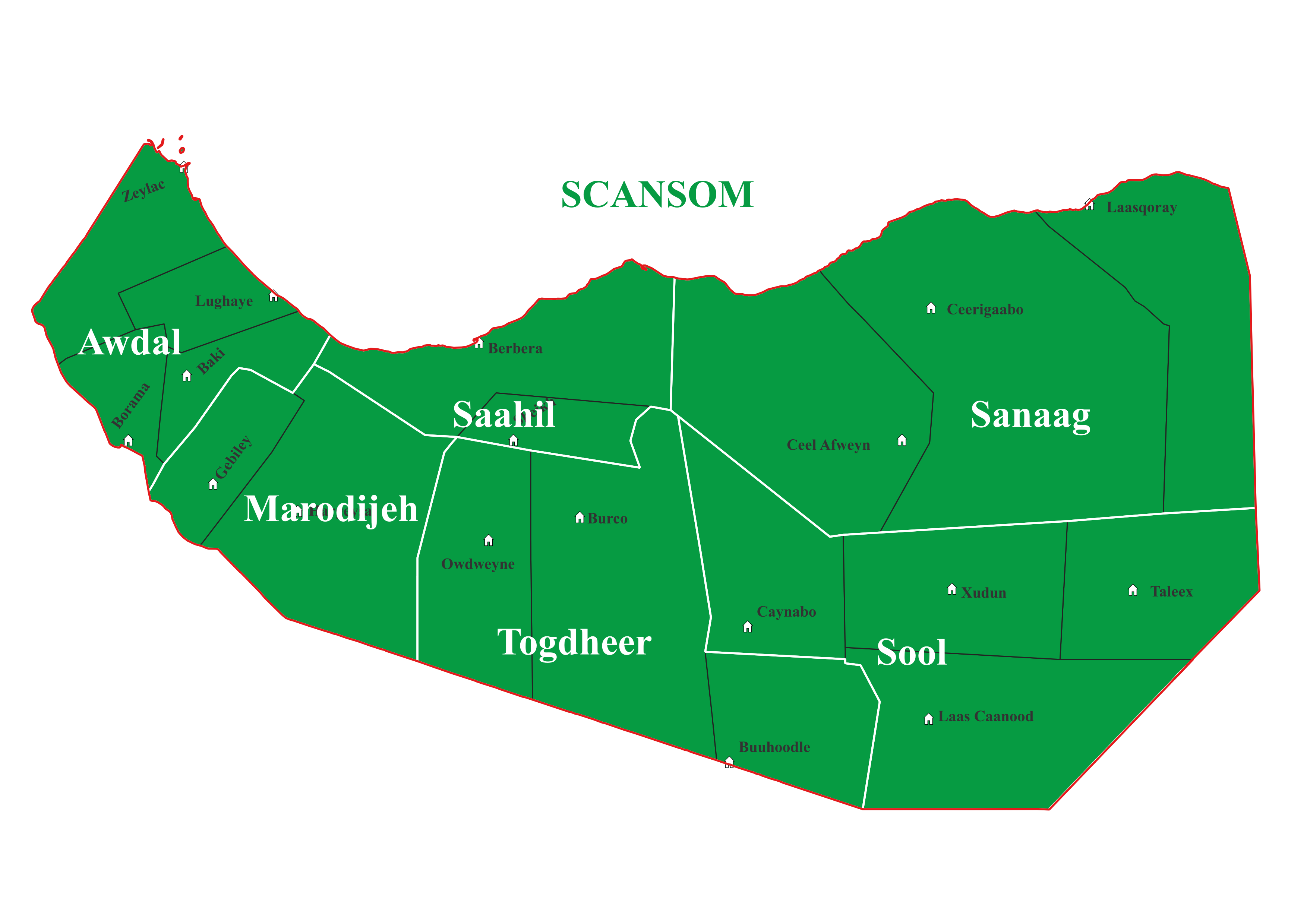 SCAN Somaliland Map